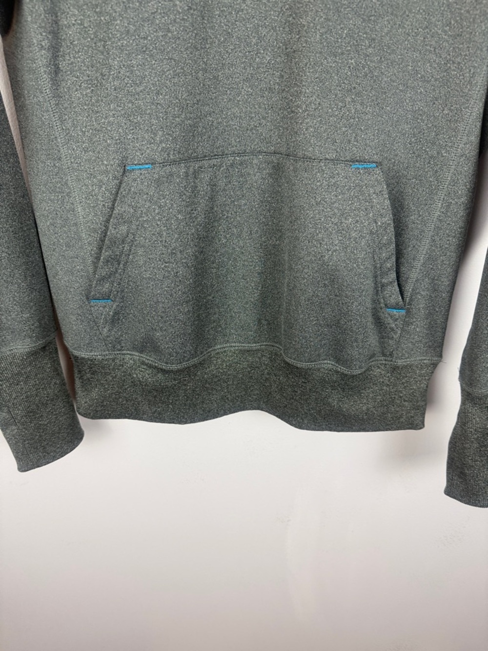 Puma Warm Cell Technical Pullover Hoodie - Heather Charcoal & Blue Women's Large - Picture 10 of 15